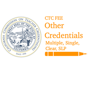 CTC Credential Application Fee